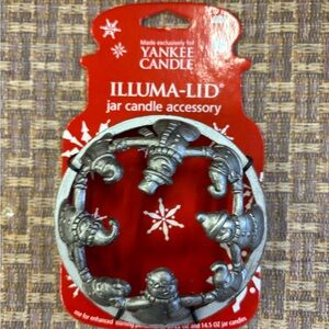 Yankee Candle Silver Holiday Decor Illuma-Lid